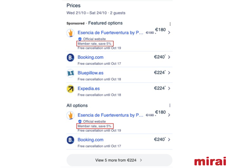 ofertas exclusivas miembros club fidelizacion mirai