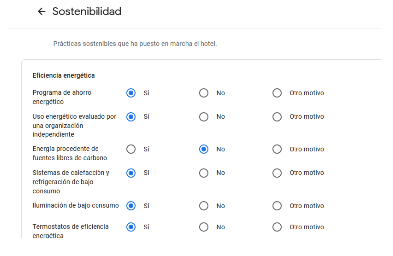 cuadro sostenibilidad google Mirai