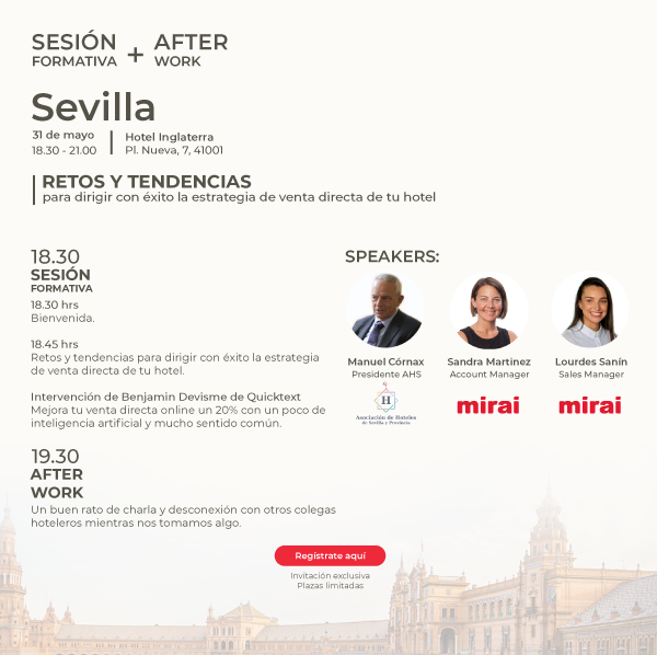 mirai evento sevilla distribución