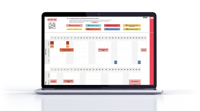 Mirai calendario demanda barcelona