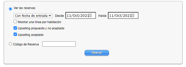 upselling nuevos filtros reservas Mirai