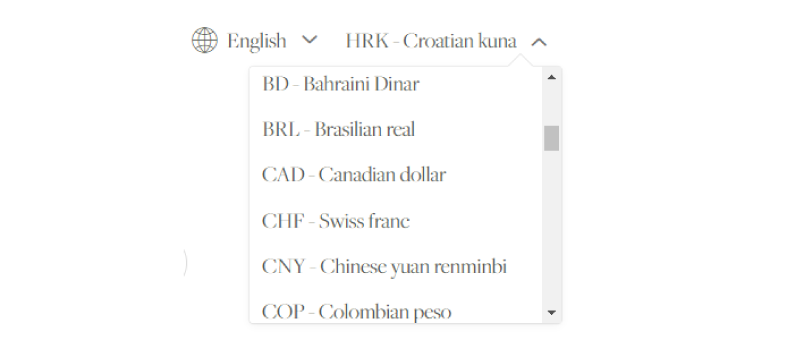 calendari preus Mirai divises disponibles