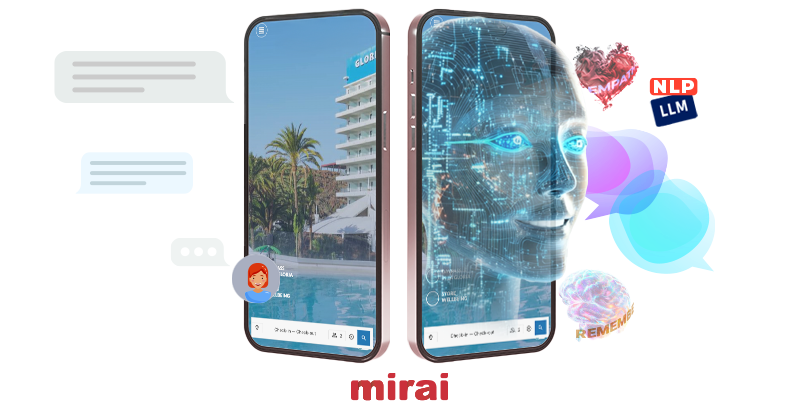 chatbot agentes ia diferencias chatbots mirai