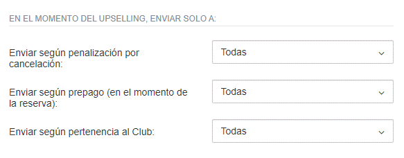 upselling solo miembros Mirai
