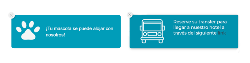 mensajes personalizados mirai mascota transfer